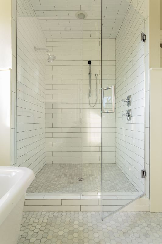 Glass Panel Shower